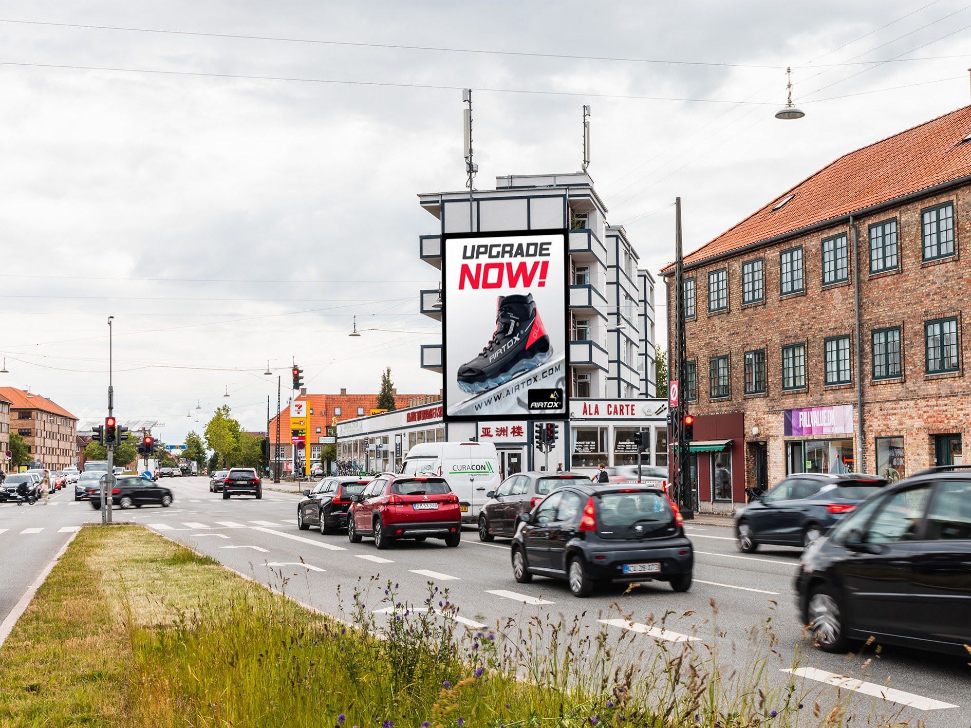 Gavlreklamer, København, Medier