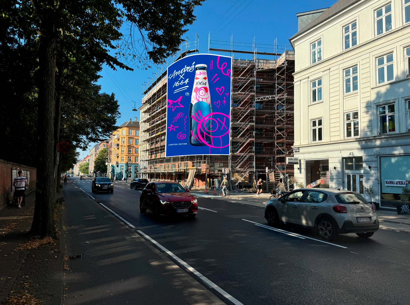 Gavlreklamer, København, Medier